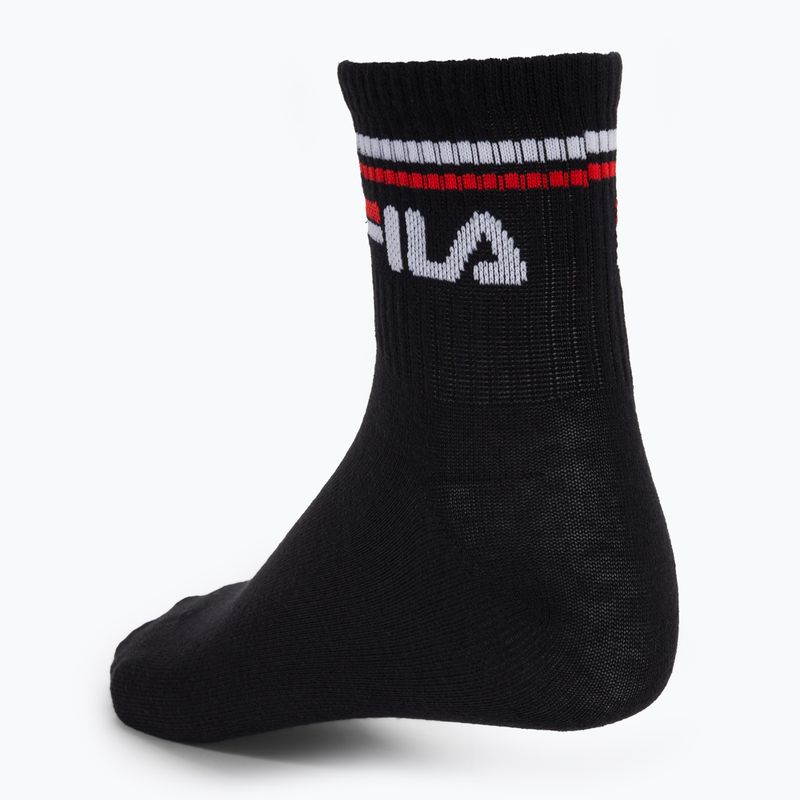 Kojinės Fila Unisex Quarter 3 Pack black 3