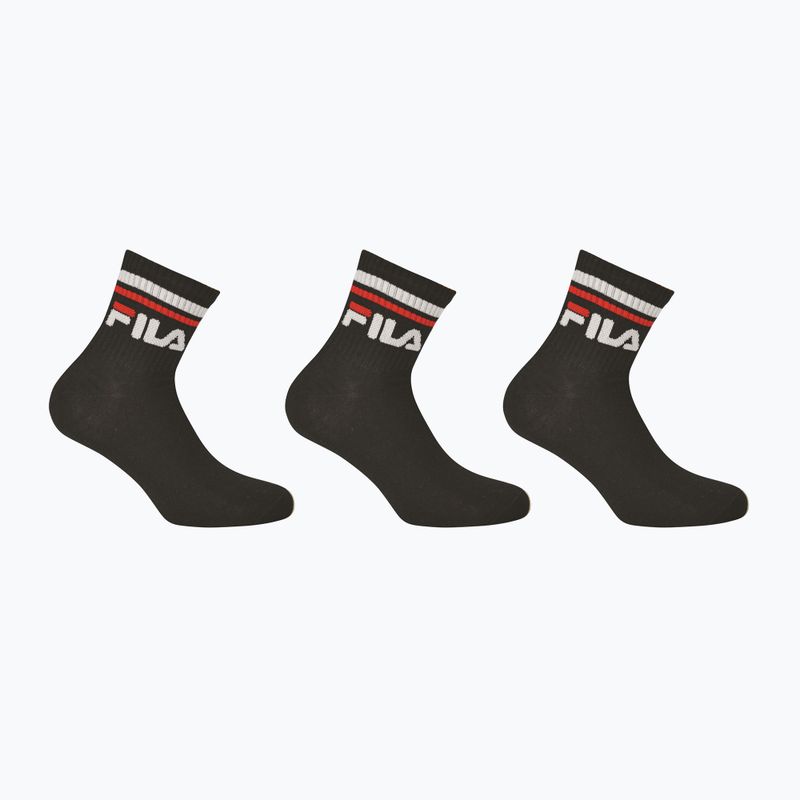 Kojinės Fila Unisex Quarter 3 Pack black 5