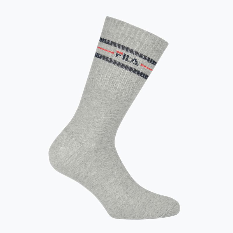FILA teniso kojinės F9092 pilkos spalvos 5