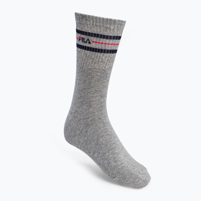 FILA teniso kojinės F9092 pilkos spalvos 2
