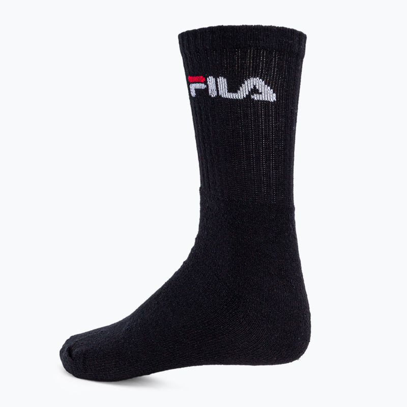 FILA teniso kojinės F9505 juodos 3
