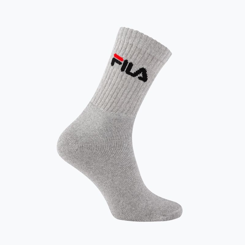 FILA teniso kojinės F9505 pilkos spalvos 5