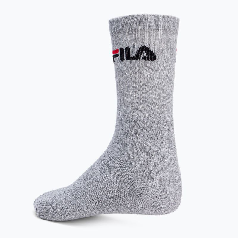 FILA teniso kojinės F9505 pilkos spalvos 3
