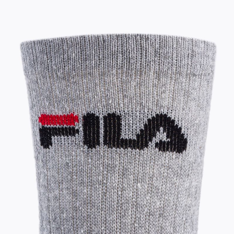 FILA teniso kojinės F9505 pilkos spalvos 4