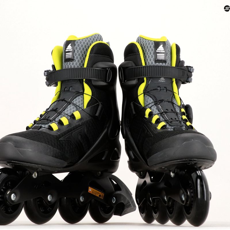 Vyriški riedučiai Rollerblade Macroblade 84 BOA black/green 07370600 17