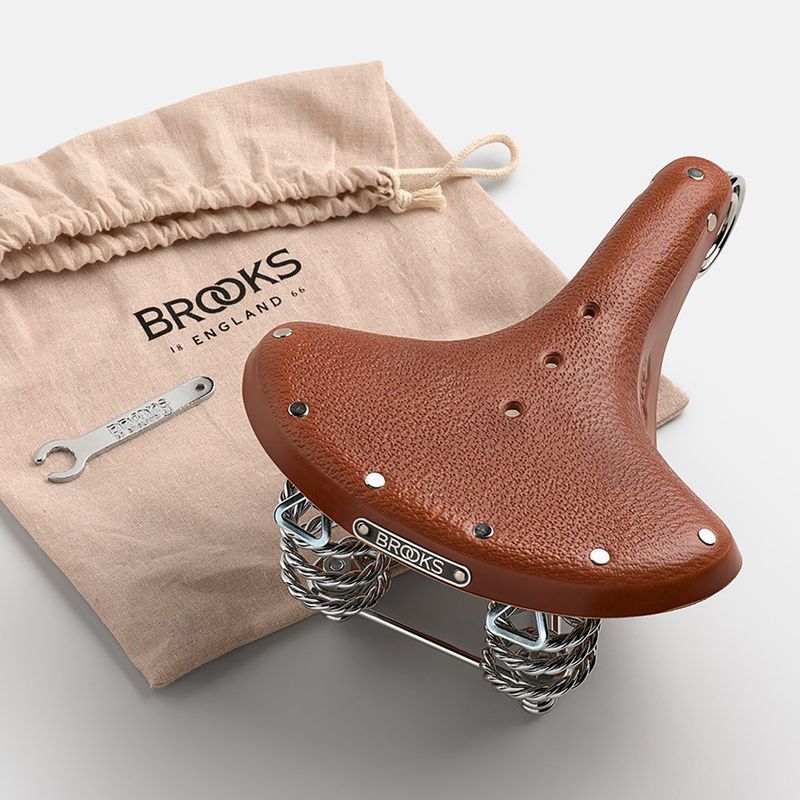 Dviračio balnelis Brooks England B33 honey 8