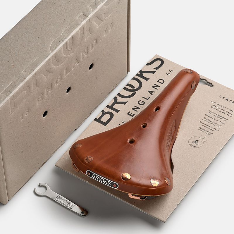 Dviračio balnelis Brooks England B17 Special honey 8