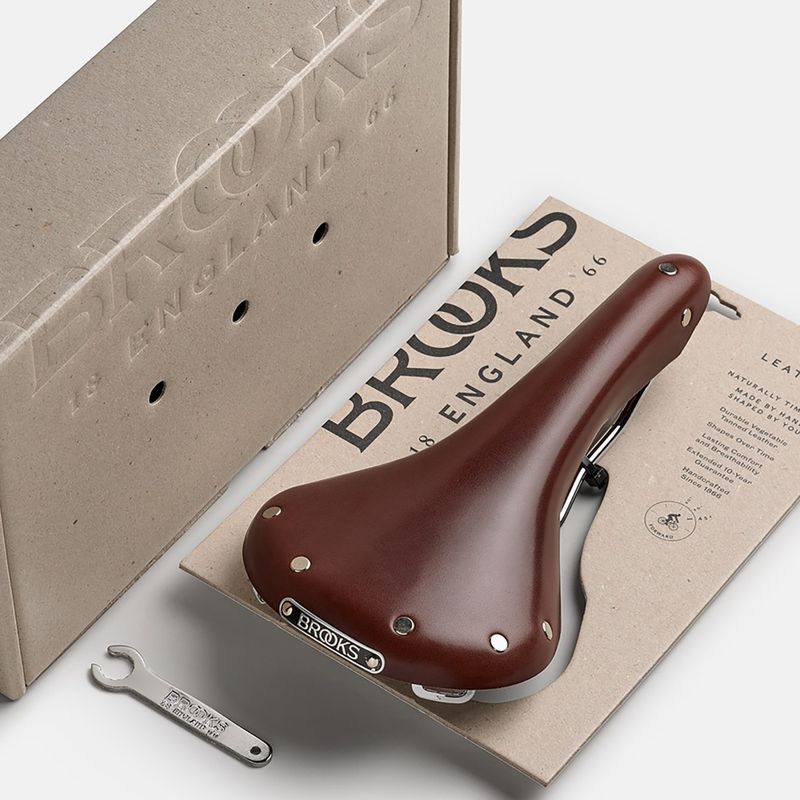 Dviračio balnelis Brooks England Swallow B15 brown 8
