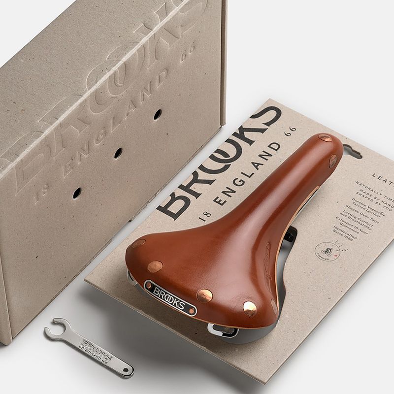 Dviračio balnelis Brooks England Swift honey 8