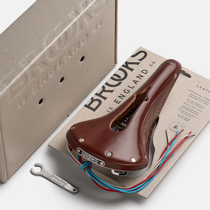 Dviračio balnelis Brooks England B17 Narrow Carved brown 8
