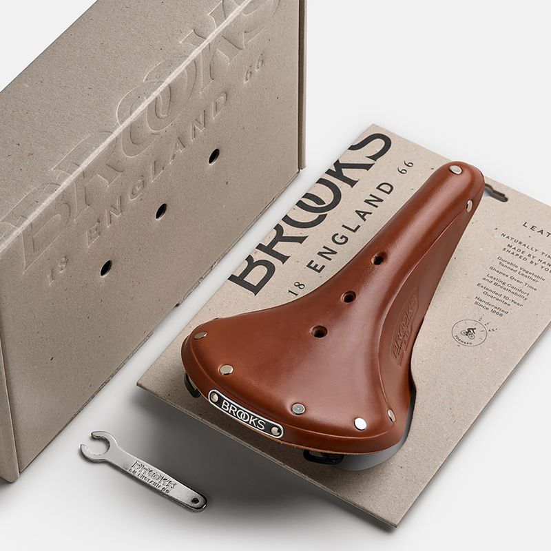 Dviračio balnelis Brooks England B17 Narrow honey 8