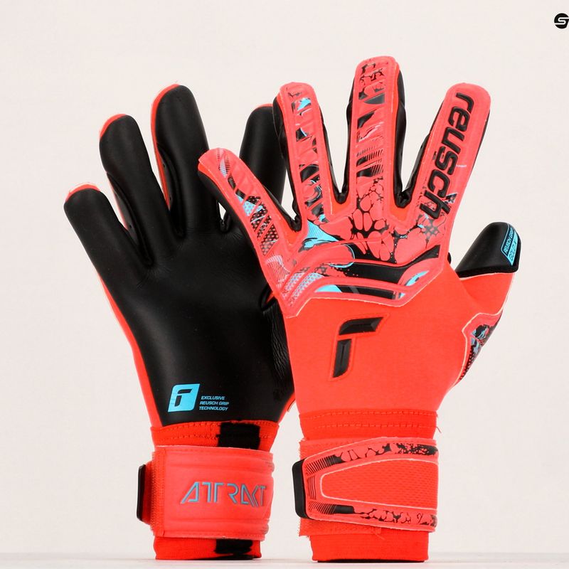 Reusch Attrakt Gold X vartininko pirštinės raudonos 5370945-3333 9