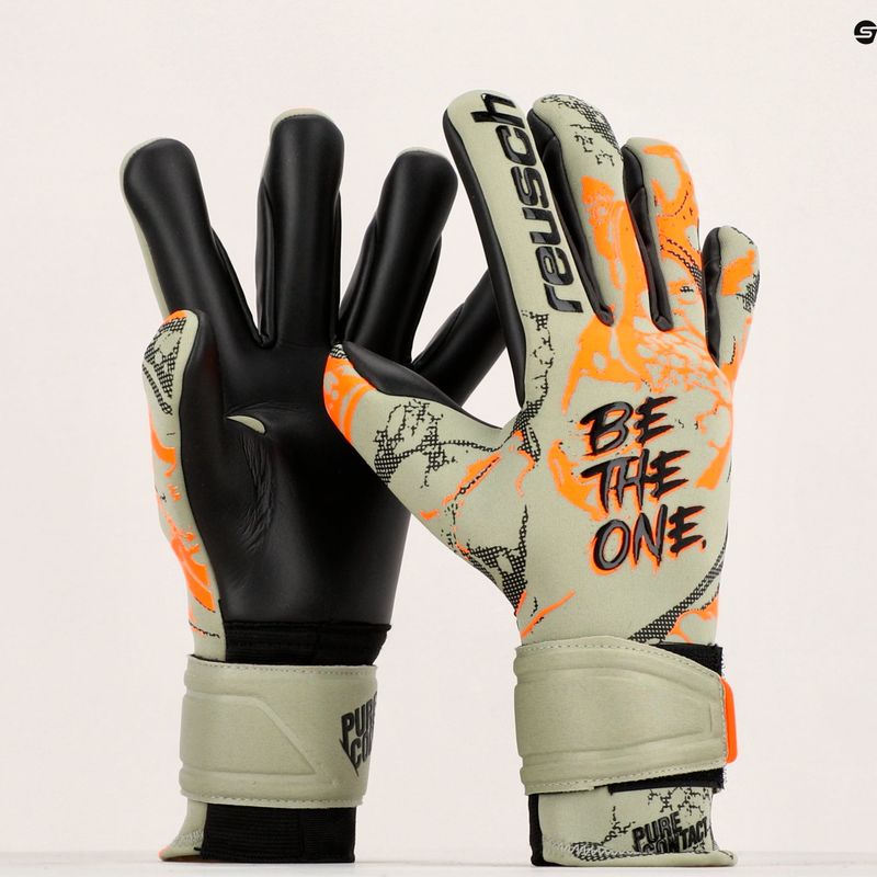Reusch Pure Contact Gold vartininko pirštinės žalios 5370100-5444 10
