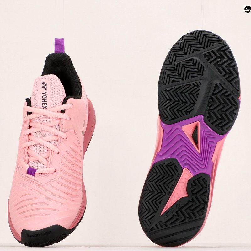 Moteriški teniso batai YONEX Sonicage 3 pink/beige 17