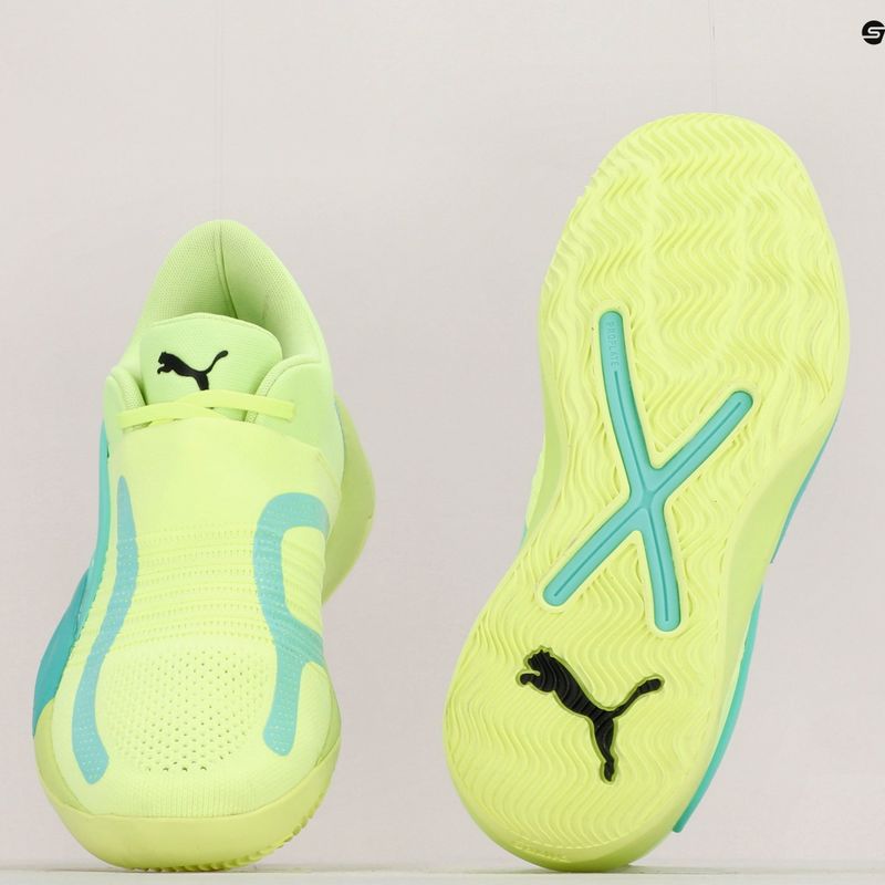 Vyriški krepšinio bateliai PUMA Rise Nitro fast yellow/electric peppermint 20