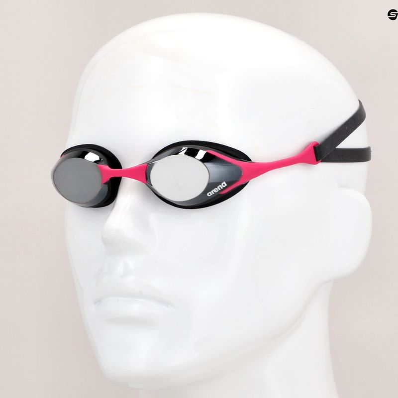 Arena plaukimo akiniai Cobra Swipe Mirror silver/pink 7