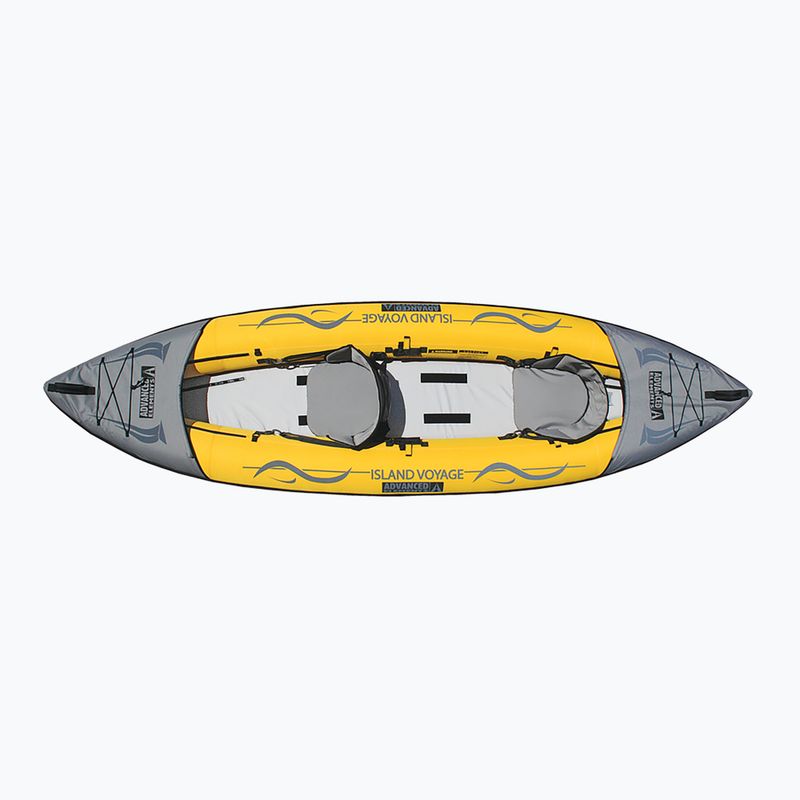 Pripučiama baidarė 2 asmenims Advanced Elements Island Voyager yellow/grey 2