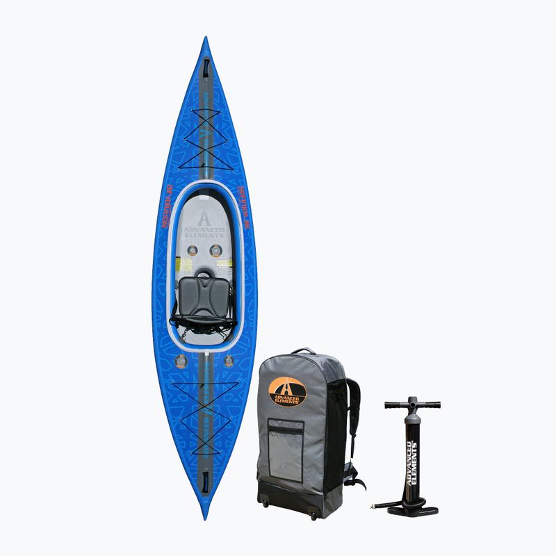 Advanced Elements AirVolution mėlyna/pilka 1 asmens pripučiama baidarė 11