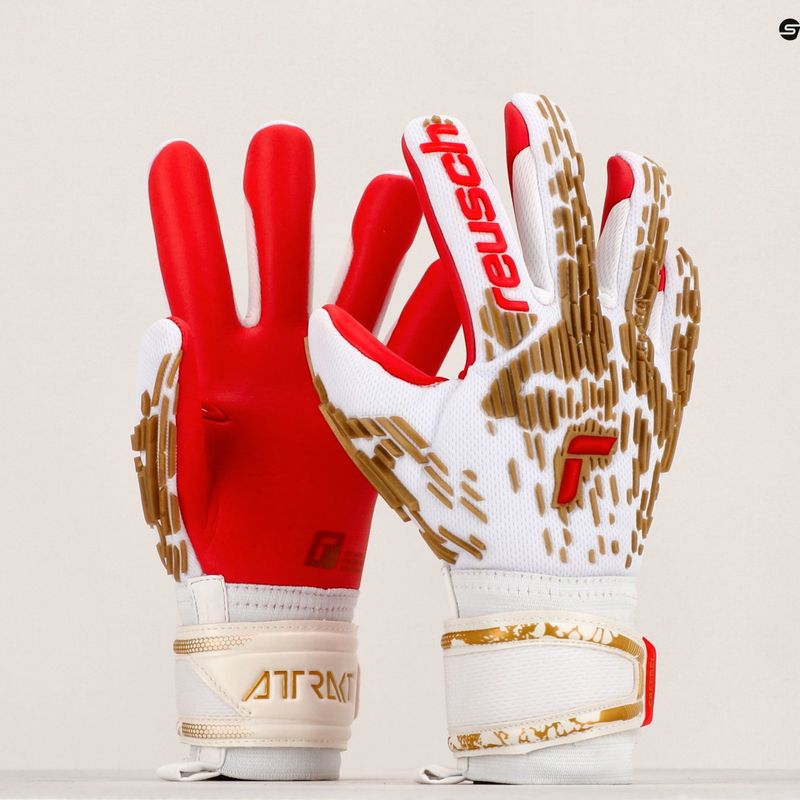 Reusch Attrakt Freegel Silver vartininko pirštinės baltos 5370235-1011 10