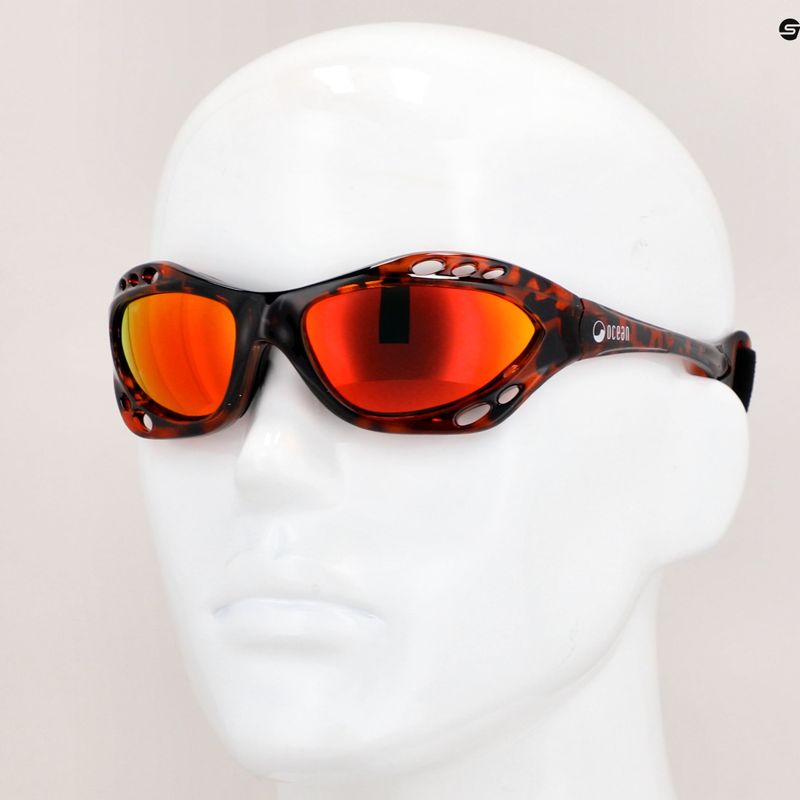 Ocean akiniai nuo saulės Cumbuco demi brown/revo red 15001.2 7