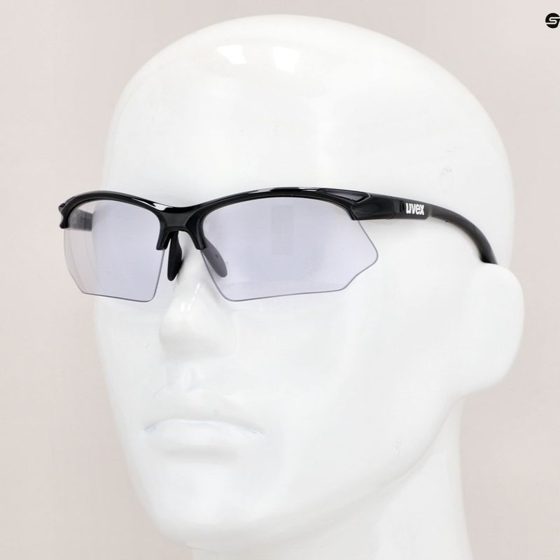 UVEX Sportstyle 802 V black/variomatic smoke dviratininkų akiniai 53/0/872/2201 7