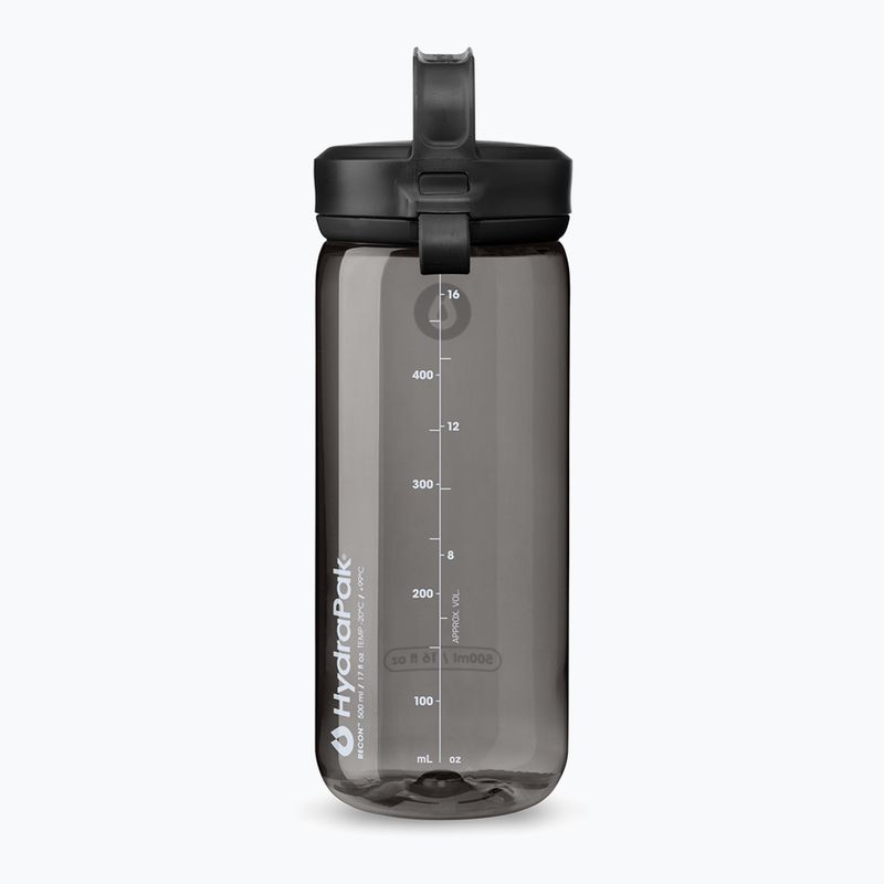 Turistinis butelis HydraPak RECON™ Clip & Carry 500 ml charcoal grey 2