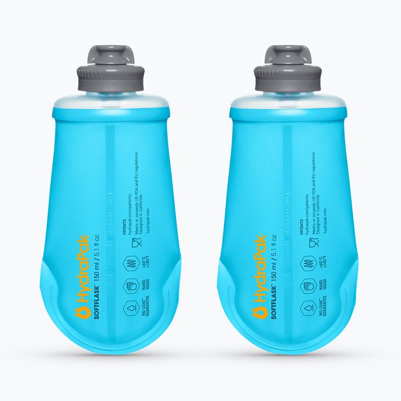 Sulankstoma gertuvė Hydrapak Softflask 2 Pack Malibu Blue 2