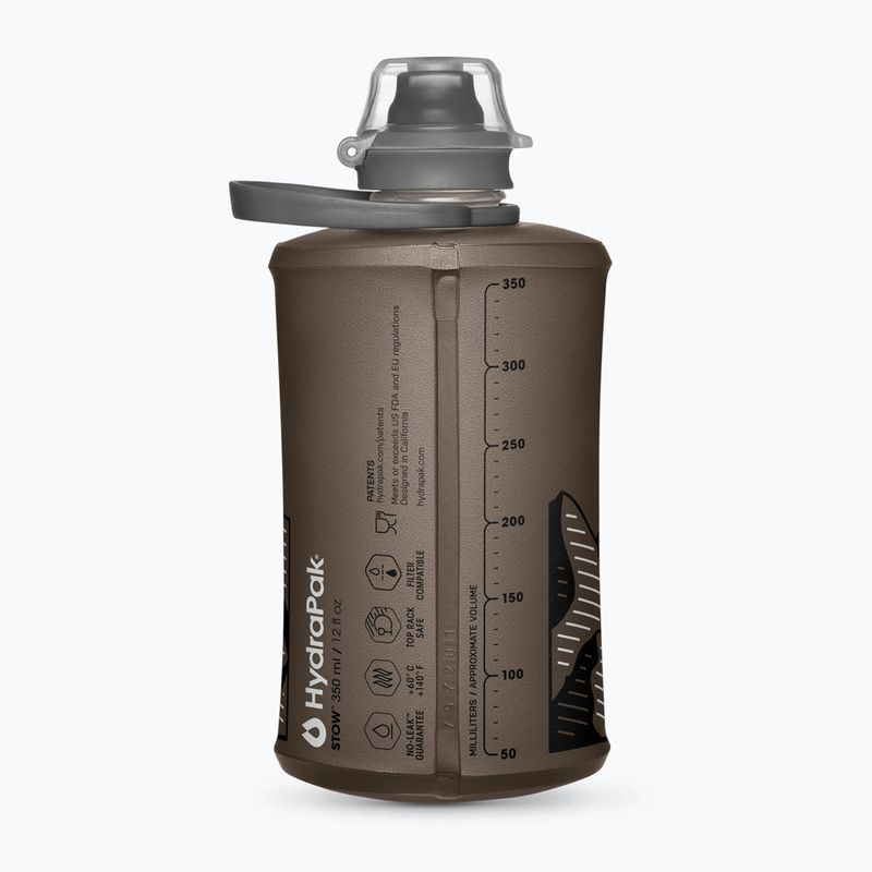 Turistinis butelis HydraPak Stow 350 ml mammoth grey 2