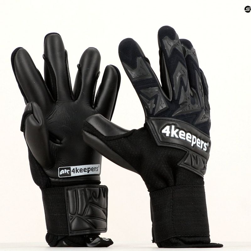 4keepers Equip Panter NC vartininko pirštinės juodos spalvos 8