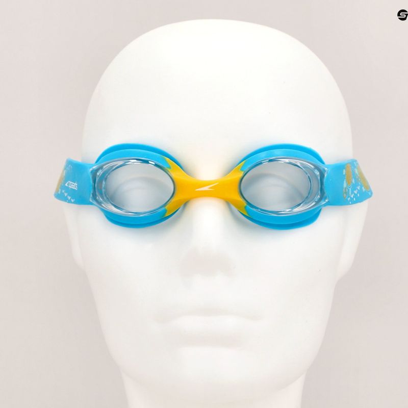 Speedo Illusion Infant turkio/ geltonos/skaidrios spalvos vaikiški plaukimo akiniai 68-12115D664 7