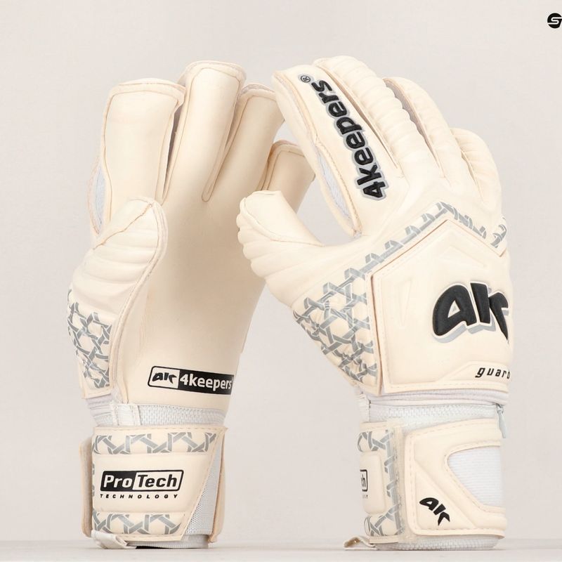 4keepers Guard Classic MF vartininko pirštinės balta/juoda 5