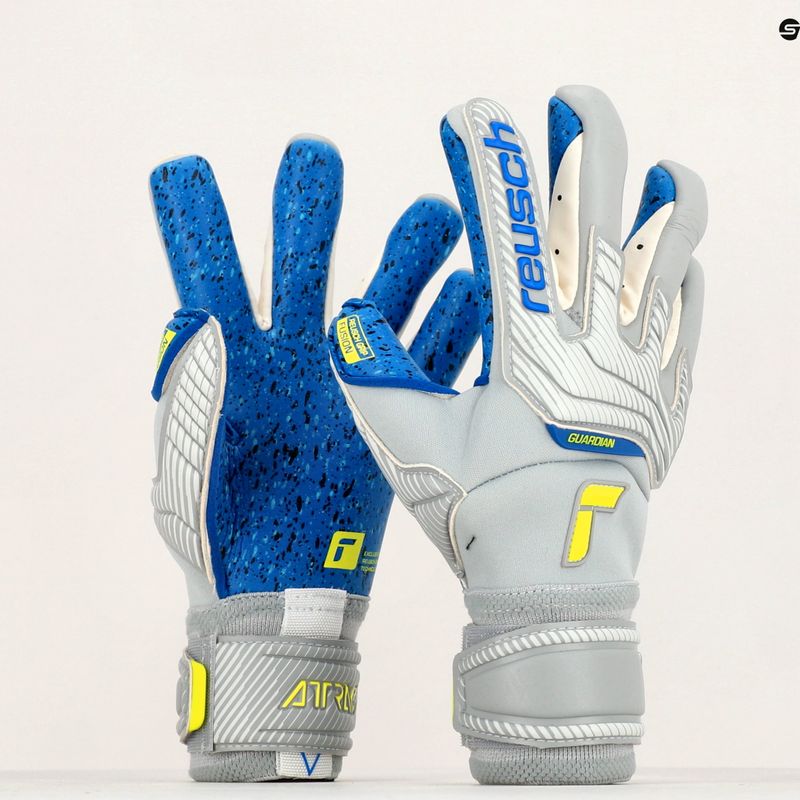 Reusch Attrakt Fusion Guardian pilkos vartininko pirštinės 5270985 7