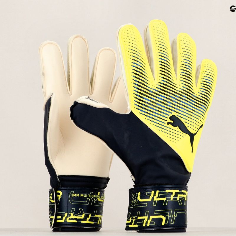 PUMA Ultra Protect 3 RC vartininko pirštinės juodai žalios 041819 01 7