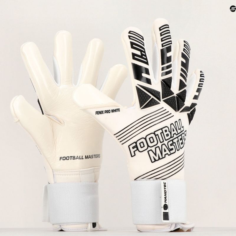 Football Masters Fenix Pro vartininko pirštinės baltos 1174-4 8
