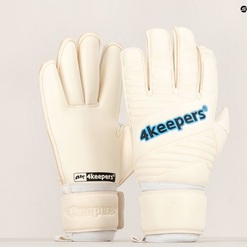 4keepers Retro IV RF vartininko pirštinės baltos spalvos 11