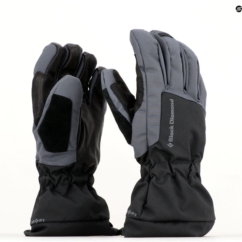Black Diamond Glissade slidinėjimo pirštinės juodos spalvos 8