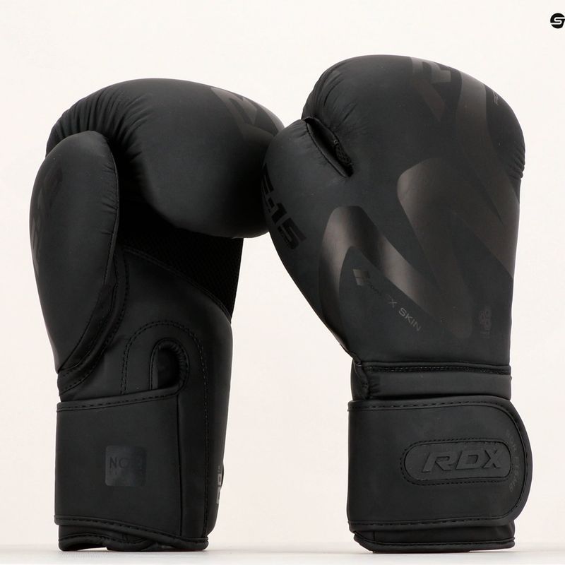 RDX T15 bokso pirštinės juodos BGR-F15MB-10OZ 17