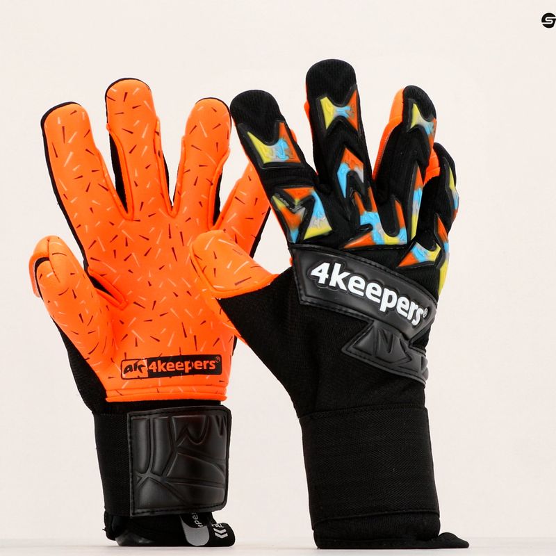 4keepers Equip Flame NC vartininko pirštinė juoda/daugiaspalvė 8