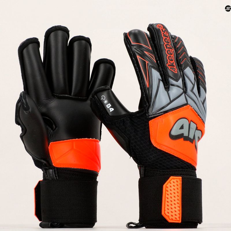 4keepers Force V3.23 RF Jr vaikiškos vartininko pirštinės oranžinės spalvos 5