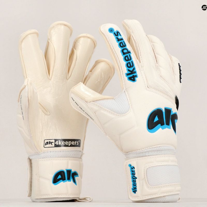 4keepers Champ AQ Contact V HB vaikiškos vartininko pirštinės balta/mėlyna 11