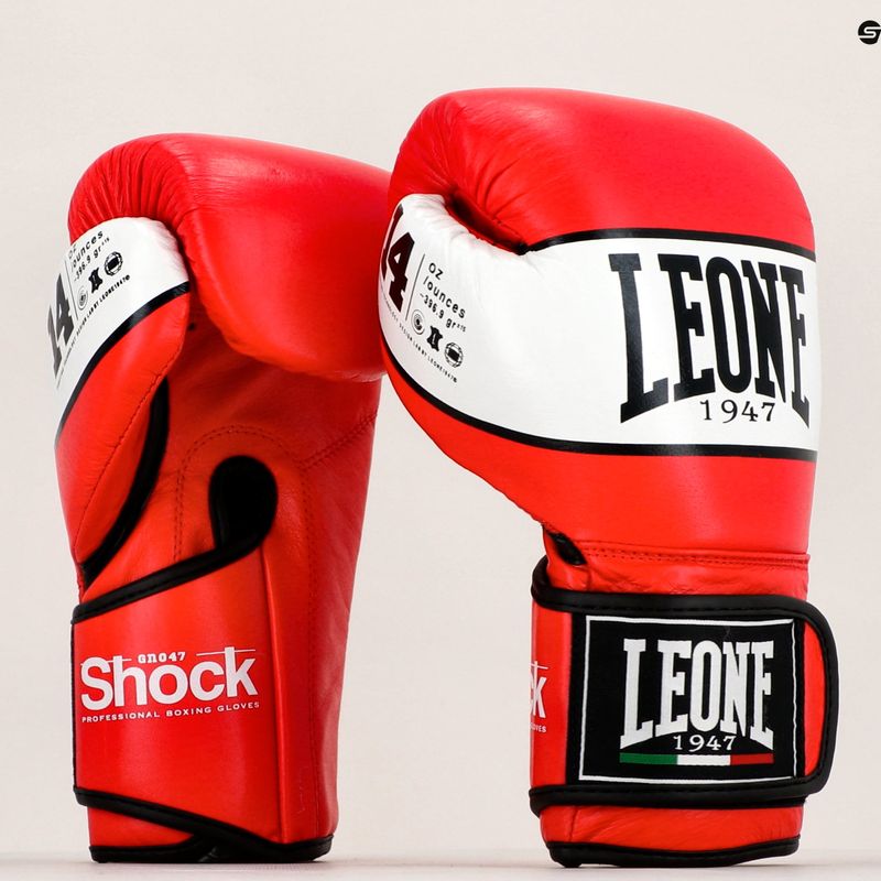 LEONE 1947 Shock raudonos bokso pirštinės GN047 7