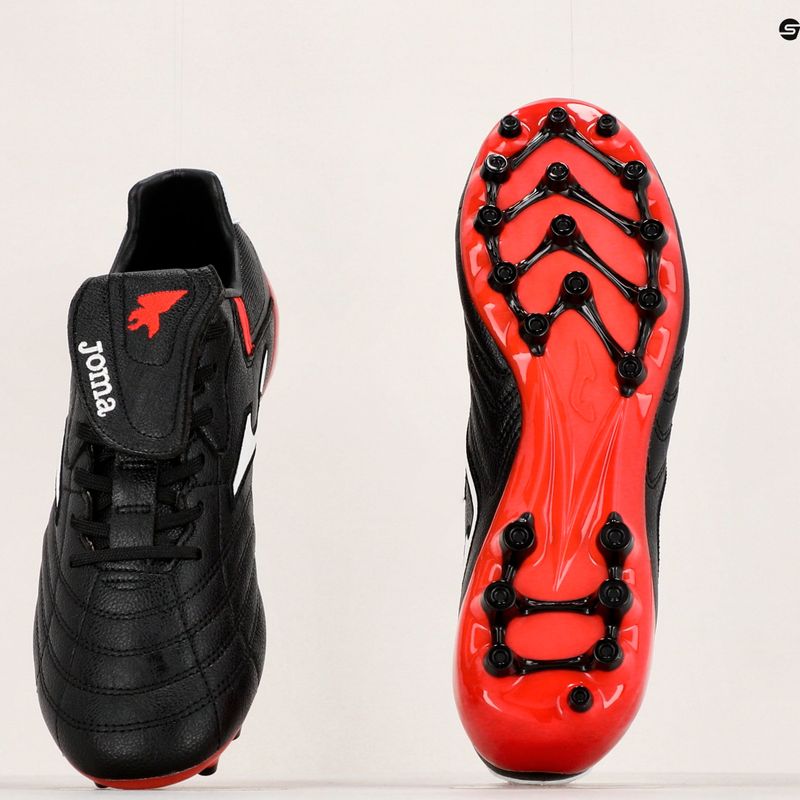 Vyriški futbolo bateliai Joma Aguila Cup AG black/red 13