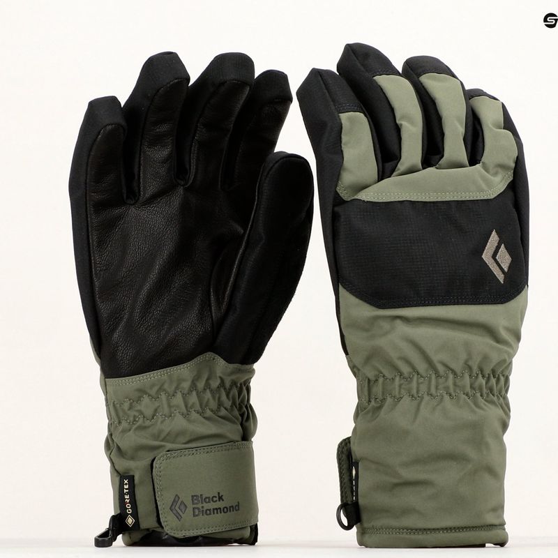 Black Diamond Mission Lt tundra/juoda slidinėjimo pirštinė 9