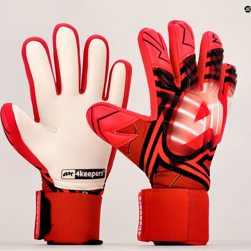 4keepers Evo Vera NC vartininko pirštinės raudonos/juodos/baltos spalvos 4