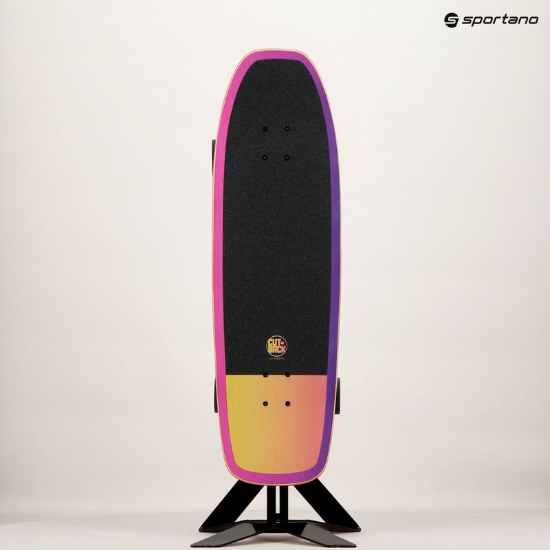 Surfskate riedlentė Cutback Techno Wave 32 juodos ir spalvotos spalvos CUT-SUR-TWA 12