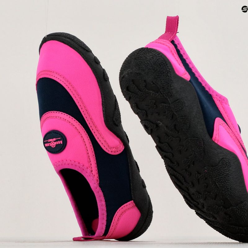 Aqualung Beachwalker rožinės/navy blue spalvos vaikiški vandens batai 11