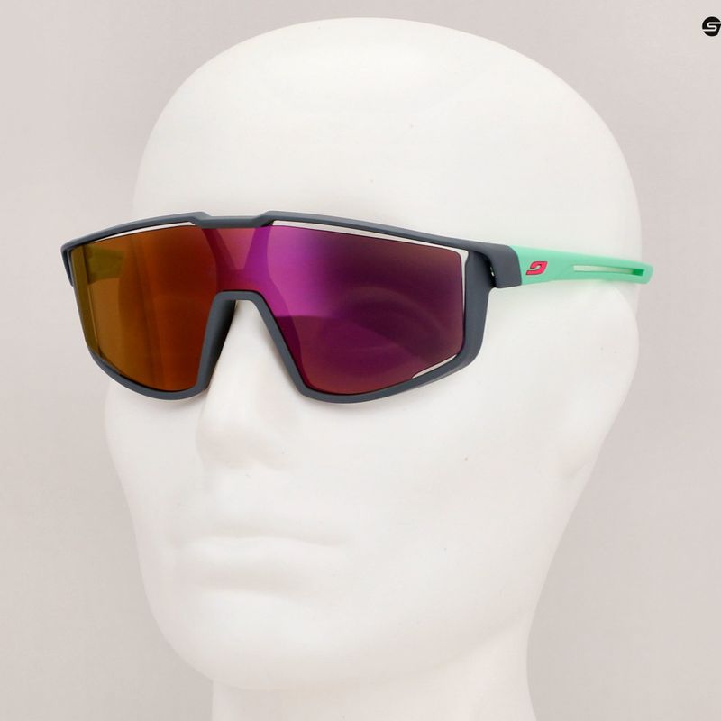 Vaikiški saulės akiniai Julbo Fury Junior Spectron matt gray/mint/pink flash 8