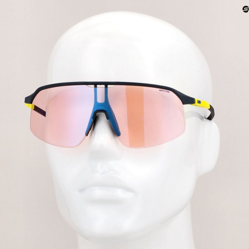Julbo Dencity Reactiv 1-3 High Contrast matiniai juodi/gelsvi dviratininkų akiniai 10