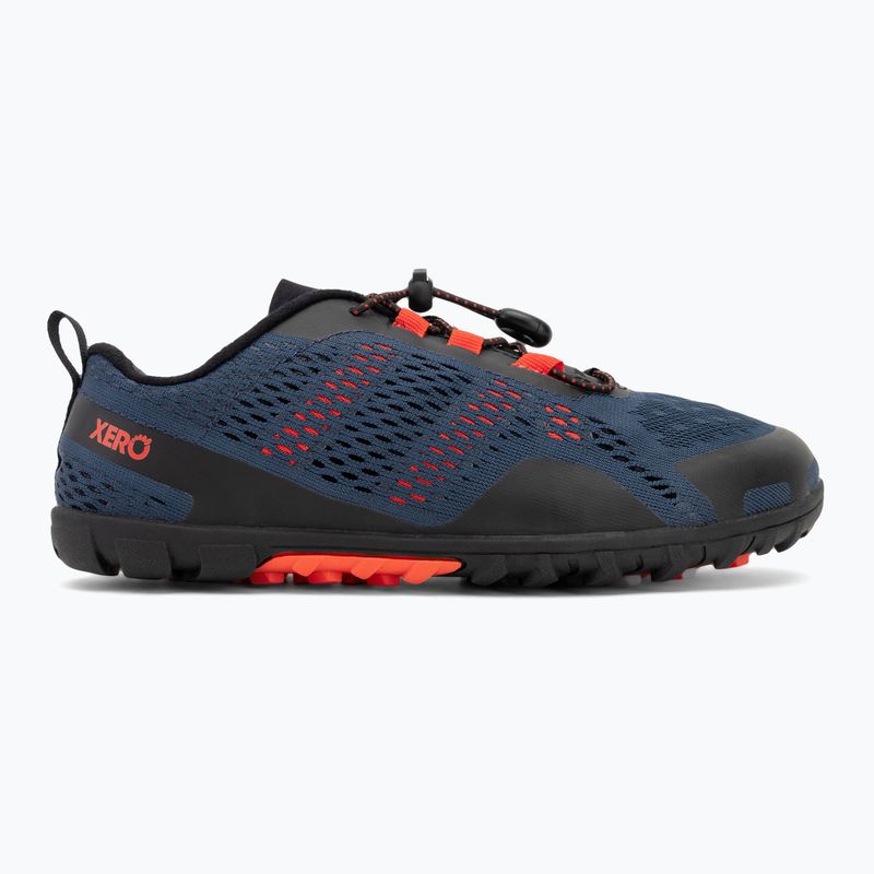 Vyriški barefoot batai Xero Shoes Aqua X Sport moonlit/mėlyna/oranžinė 2