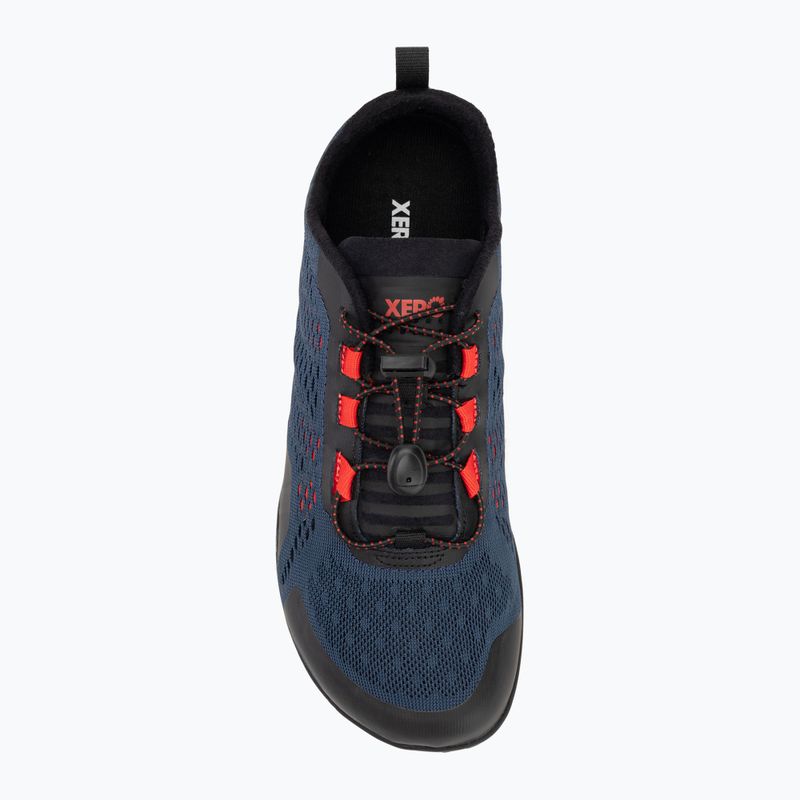 Vyriški barefoot batai Xero Shoes Aqua X Sport moonlit/mėlyna/oranžinė 5
